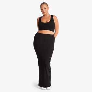 Crop Shop Boutique Black Maxi Skirt